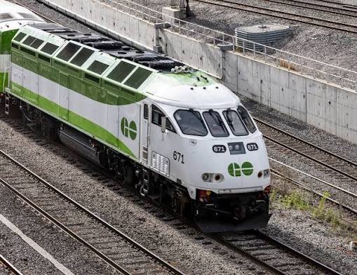 A GO Transit train